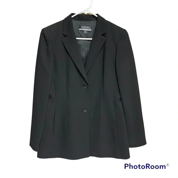 Causal Corner Annex essentials suit coat size 6 solid black with hidden pocket - Picture 1 of 13